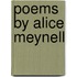 Poems  By Alice Meynell