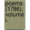 Poems (1786), Volume I. by Helen Maria Williams