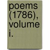 Poems (1786), Volume I. by Helen Maria Williams