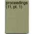 Proceedings (11, Pt. 1)