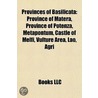 Provinces of Basilicata by Not Available