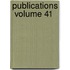 Publications  Volume 41
