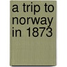 A Trip To Norway In 1873 by Sixty-One