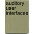 Auditory User Interfaces