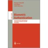 Biometric Authentication door Massimo Tistarelli