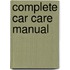 Complete Car Care Manual
