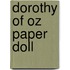 Dorothy Of Oz Paper Doll
