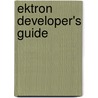 Ektron Developer's Guide door William Rogers