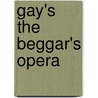 Gay's The Beggar's Opera by John Christopher Pepusch