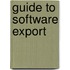 Guide to Software Export