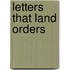 Letters That Land Orders