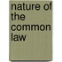 Nature Of The Common Law