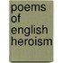 Poems Of English Heroism