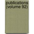 Publications (Volume 92)