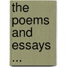 The Poems And Essays ... by Oliver Goldsmith