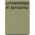 Universities in Tanzania