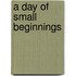 A Day Of Small Beginnings