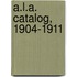 A.L.A. Catalog, 1904-1911