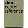 Clinical Pocket Reference door Michael Cummings