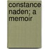 Constance Naden; A Memoir