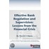 Effective Bank Regulation