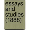 Essays And Studies (1888) by Algernon Charles Swinburne