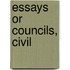 Essays or Councils, Civil