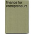 Finance For Entrepreneurs