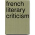 French Literary Criticism