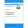 Institutional Legal Facts by Dick W.P. Ruiter