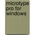 Microtype Pro For Windows
