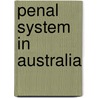 Penal System in Australia door Not Available