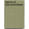 Reports of Sub-Committees door Republican National Platform
