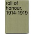 Roll of Honour, 1914-1919