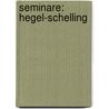 Seminare: Hegel-Schelling door Martin Heidegger