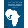 Africa's New Public Policy door Edwin Okey Ijeoma