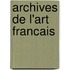 Archives De L'Art Francais