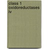 Class 1 Oxidoreductases Iv door D. Schomburg