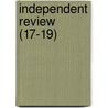 Independent Review (17-19) door General Books