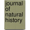 Journal Of Natural History door Books Group