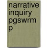 Narrative Inquiry Pgswrm P door Kathleen Wells