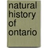Natural History of Ontario