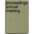 Proceedings Annual Meeting