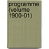 Programme (Volume 1900-01)