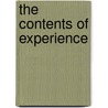 The Contents Of Experience door Onbekend