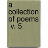 A Collection Of Poems  V. 5 door Robert Dodsley
