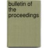 Bulletin Of The Proceedings