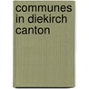 Communes in Diekirch Canton by Not Available