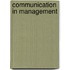 Communication In Management