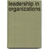 Leadership in Organizations